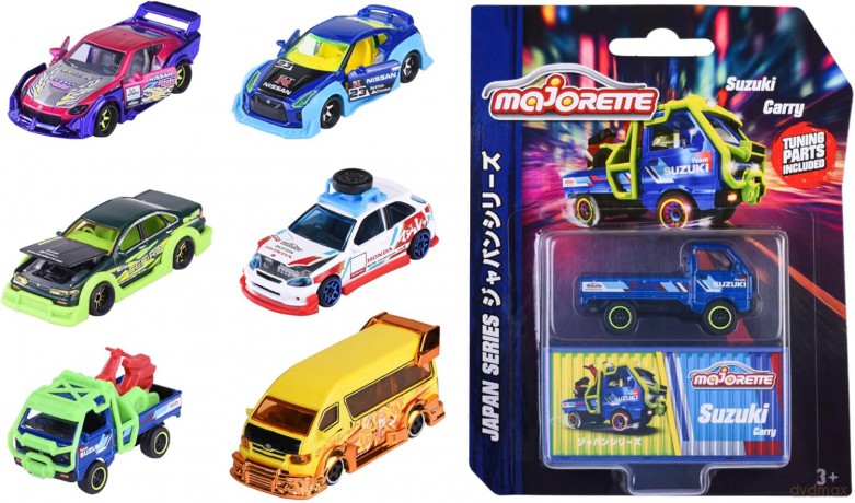 Majorette Japan Deluxe 6 rodzajów