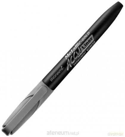 Marker permanentny metal. srebrny (12szt)