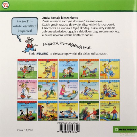 Mądra Mysz. Zuzia dostaje kieszonkowe - Liane Schneider, Annette Steinhauer [KSIĄŻKA]