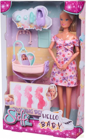 Steffi Hello Baby z rosnącym brzuchem