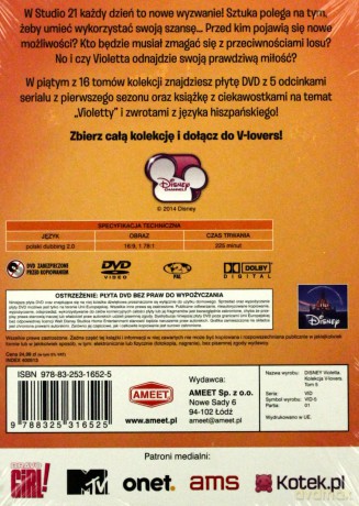 Violetta Kolekcja V-lovers Tom 5 odcinki 21-25 [KSIĄŻKA]+[DVD]