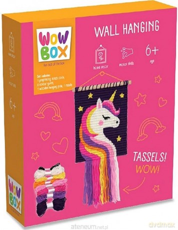 Wow Box. Zestaw makrama Jednorożec