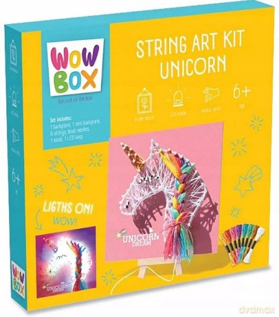 Wow Box. Zestaw sznurkowy Jednorożec