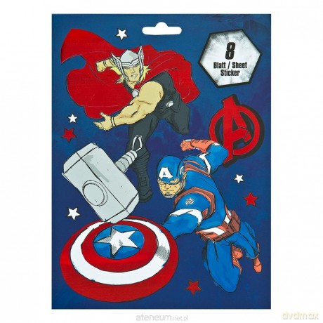 Zestaw naklejek Avengers ok. 340szt