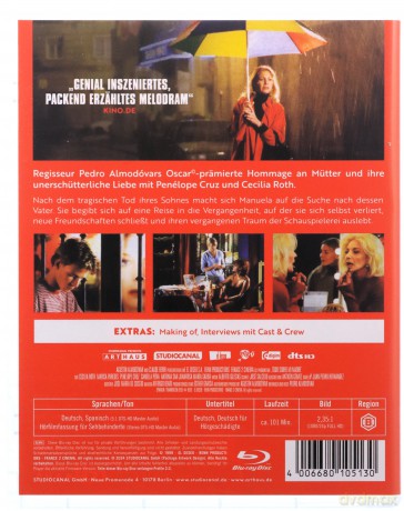 All About My Mother (Wszystko o mojej matce) [Blu-Ray]