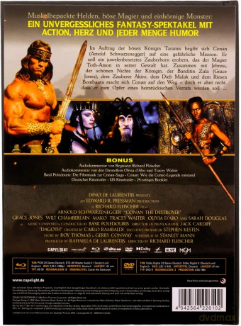 Conan the Destroyer (Conan Niszczyciel) (mediabook) [Blu-Ray]+[DVD]