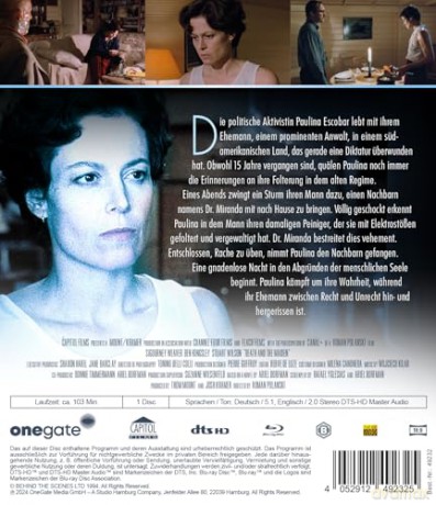 Death and the Maiden (Śmierć i dziewczyna) [Blu-Ray]