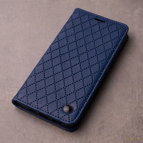 Etui Smart Caro do iPhone 16 Plus 6,7" granatowe