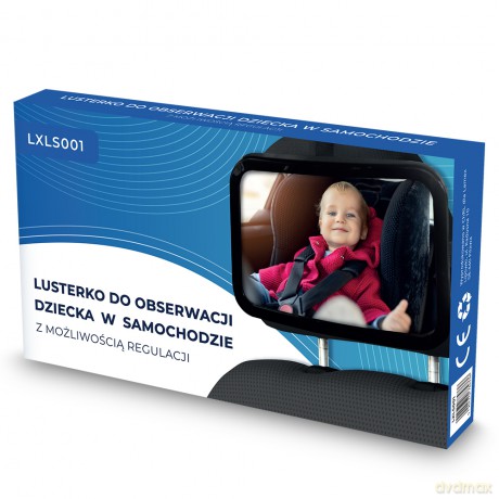 Lusterko samochodowe do obserwacji dziecka