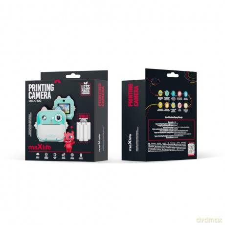 Maxlife aparat drukujący MXPC-100 niebieski