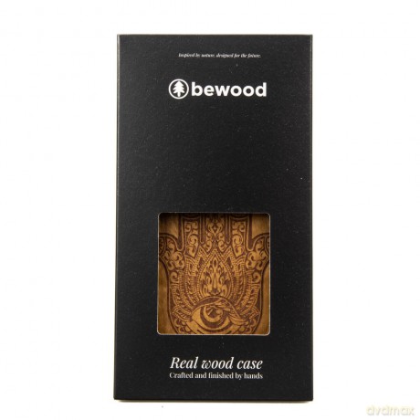 Nakładka Bewood do iPhone 15 Plus 6,7" Hamsa Imbuia