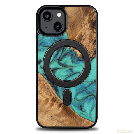 Nakładka Bewood Unique do iPhone 15 6,1" Turquoise z MagSafe