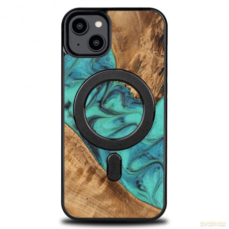 Nakładka Bewood Unique do iPhone 15 Plus 6,7" Turquoise z MagSafe