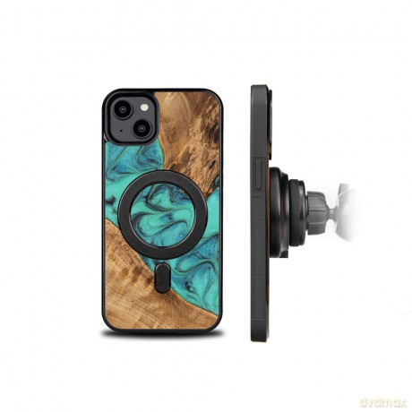Nakładka Bewood Unique do iPhone 15 Plus 6,7" Turquoise z MagSafe