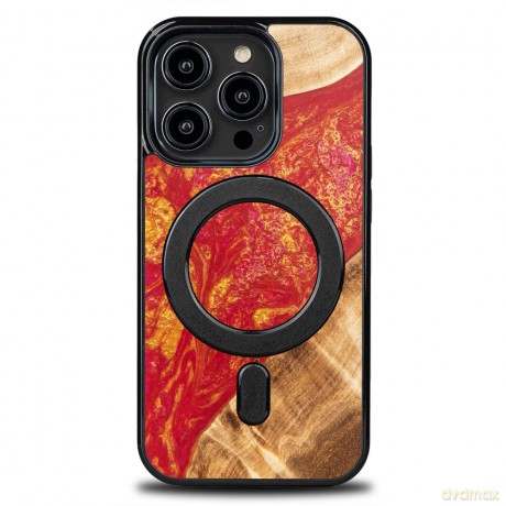 Nakładka Bewood Unique do iPhone 15 Pro 6,1" Neons Paris z MagSafe