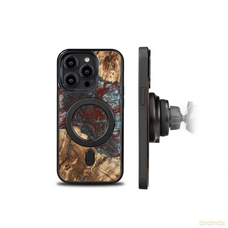 Nakładka Bewood Unique do iPhone 15 Pro 6,1" Planets Pluton z MagSafe