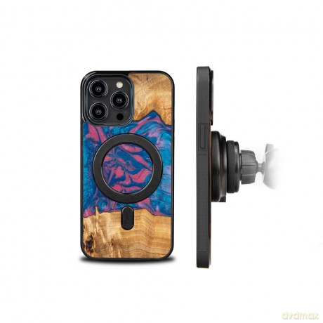 Nakładka Bewood Unique do iPhone 15 Pro Max 6,7" Neons Vegas z MagSafe
