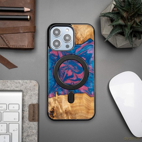 Nakładka Bewood Unique do iPhone 15 Pro Max 6,7" Neons Vegas z MagSafe