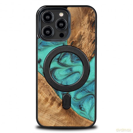 Nakładka Bewood Unique do iPhone 15 Pro Max 6,7" Turquoise z MagSafe