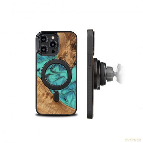 Nakładka Bewood Unique do iPhone 15 Pro Max 6,7" Turquoise z MagSafe
