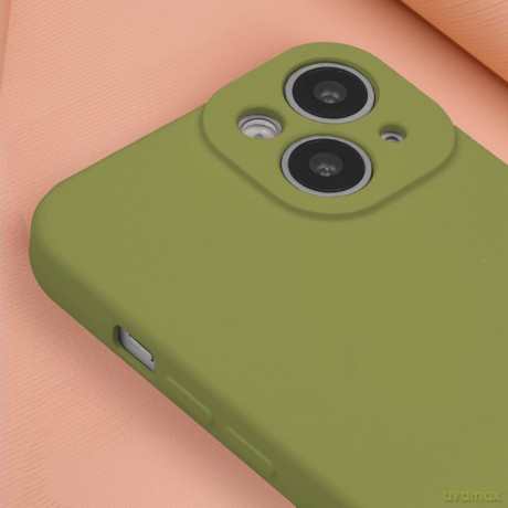 Nakładka Silicon do iPhone 14 6,1" oliwkowa