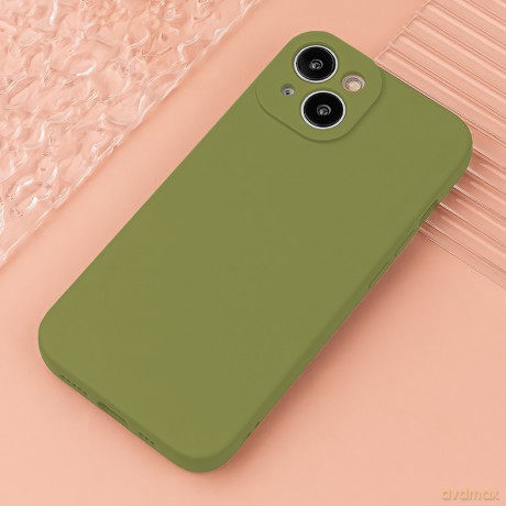 Nakładka Silicon do iPhone 14 6,1" oliwkowa