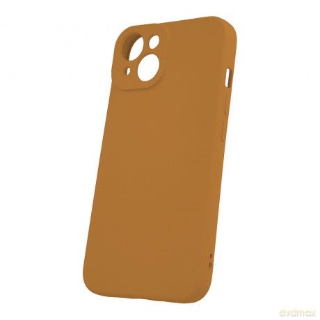 Nakładka Silicon do iPhone 15 6,1" karmelowa