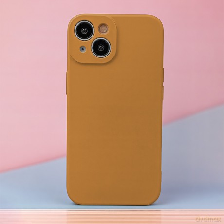 Nakładka Silicon do Samsung Galaxy S22 karmelowa