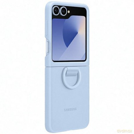 Samsung Etui Silicone Case with Ring do Samsung Galaxy Z Flip6 F741 niebieskie