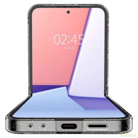 Spigen nakładka AirSkin do Samsung Galaxy Z Flip 6 brokatowa przezroczysta