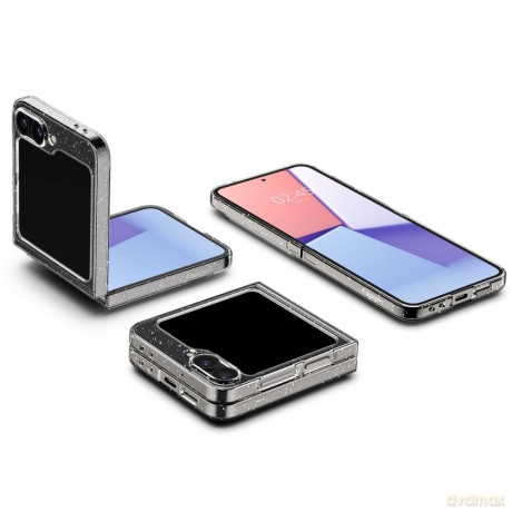 Spigen nakładka AirSkin do Samsung Galaxy Z Flip 6 brokatowa przezroczysta