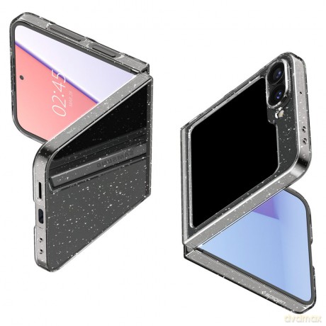 Spigen nakładka AirSkin do Samsung Galaxy Z Flip 6 brokatowa przezroczysta