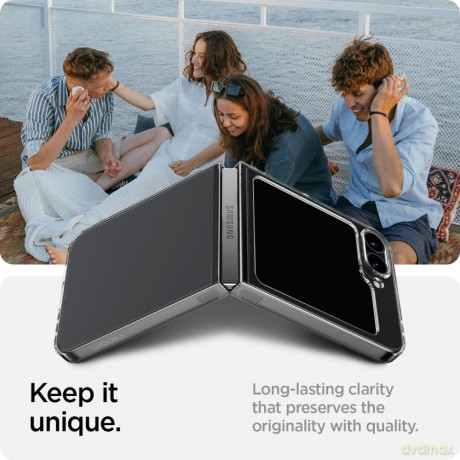 Spigen nakładka AirSkin do Samsung Galaxy Z Flip 6 przezroczysta