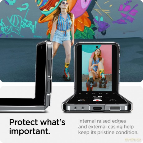 Spigen nakładka AirSkin do Samsung Galaxy Z Flip 6 przezroczysta