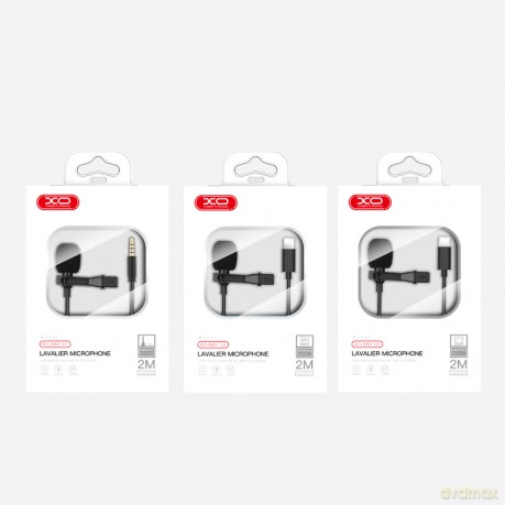 żXO mikrofon przewodowy MKF02 USB-C czarny