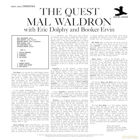 Mal Waldron: The Quest (Ocj Series) [Winyl]