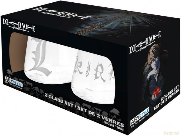 DEATH NOTE - Zestaw 2 szklanek Kira & L EUROPE
