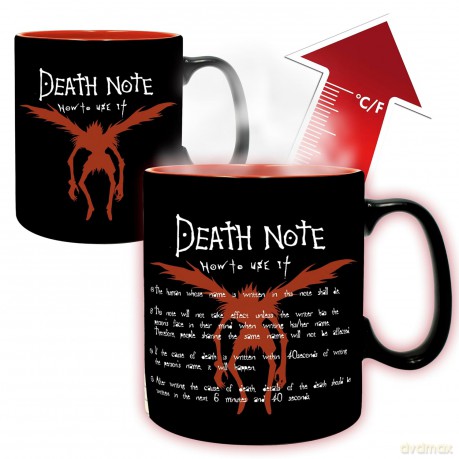 DEATH NOTE - Kubek zmieniający kolor 460ml - L & Light - cardboard