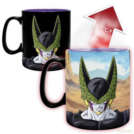 DRAGON BALL - Kubek Heat Change - 460 ml - DBZ/Gohan Cell- cardboard