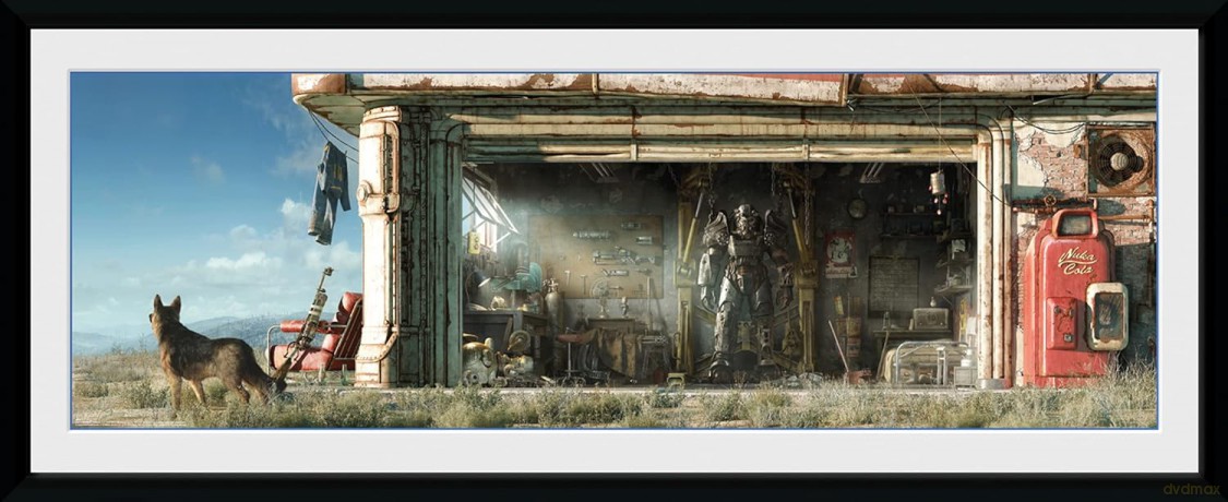 FALLOUT - Framed print Garage (30.5x76.2)