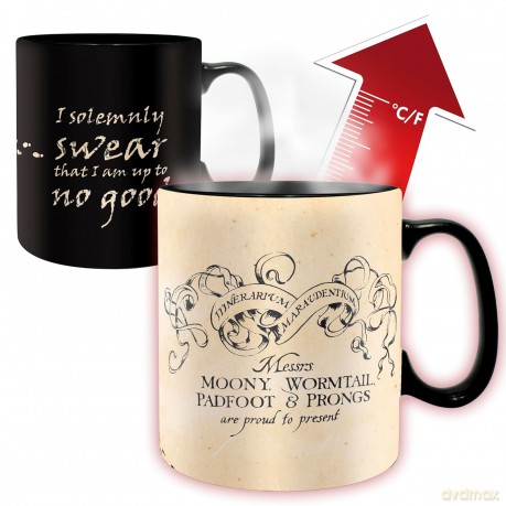 HARRY POTTER - Kubek zmieniający kolor - 460 ml - Marauder - cardboard