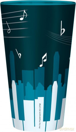 HATSUNE MIKU - Duża szklanka - 400ml - Musical City