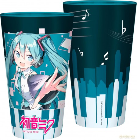 HATSUNE MIKU - Duża szklanka - 400ml - Musical City