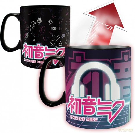 HATSUNE MIKU - Kubek Heat Change - 460 ml - Hatsune Miku - cardboard
