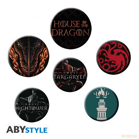 HOUSE OF THE DRAGON - Badge Pack - Houses