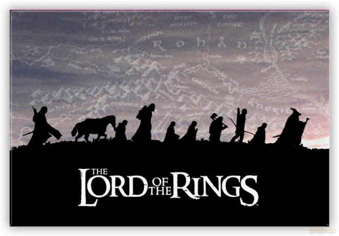 LORD OF THE RINGS - Standard Magnet - Fellowship of the Ring