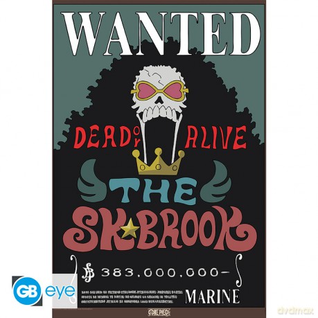 ONE PIECE - Poster Chibi 52x38 - Wanted Brook Wano