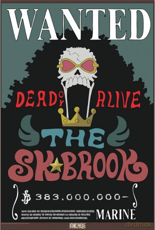 ONE PIECE - Poster Chibi 52x38 - Wanted Brook Wano