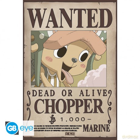 ONE PIECE - Plakat Chibi 52x38 - Wanted Chopper Wano