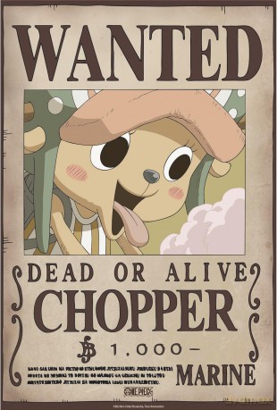 ONE PIECE - Plakat Chibi 52x38 - Wanted Chopper Wano